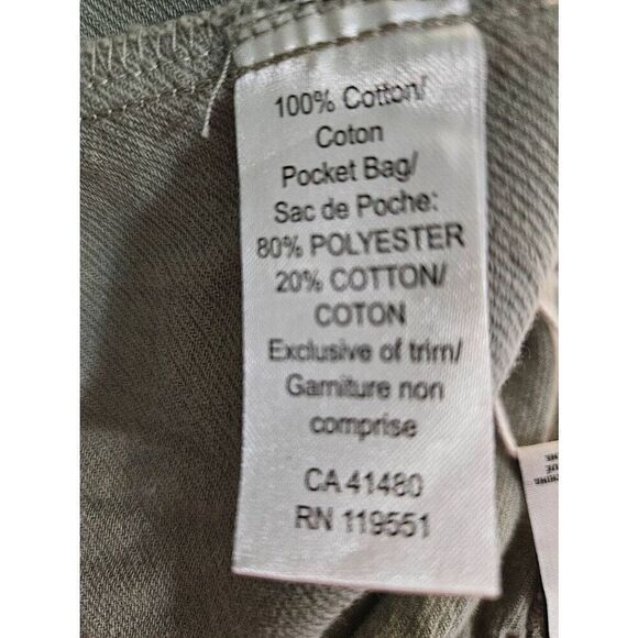 Gentle Fawn Avery sage green cotton elastic waist ankle length pants.  Size L. N - Picture 4 of 5